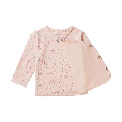 Noppies T-Shirt Overslag Nantes Print Rose Smoke 56