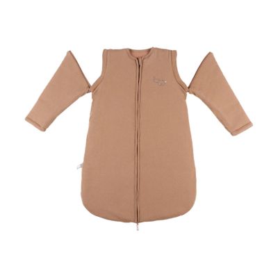 Noukie&#039;s B&amp;M Slaapzak – Afritsbare mouwen – Jersey – Caramel