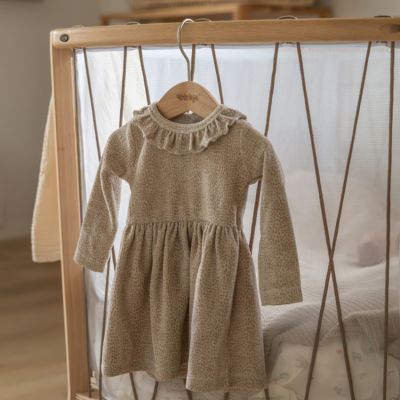 Dirkje Jurk + Legging - Maat 74 - Beige Grey