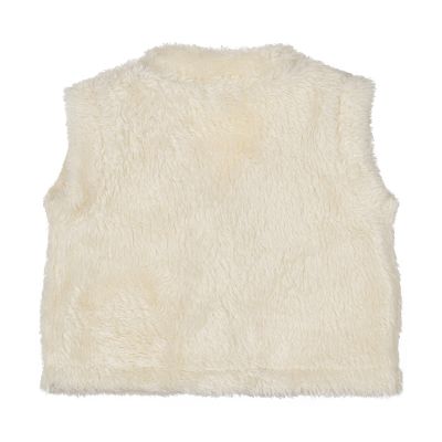 Dirkje Gilet - Maat 62 - Offwhite