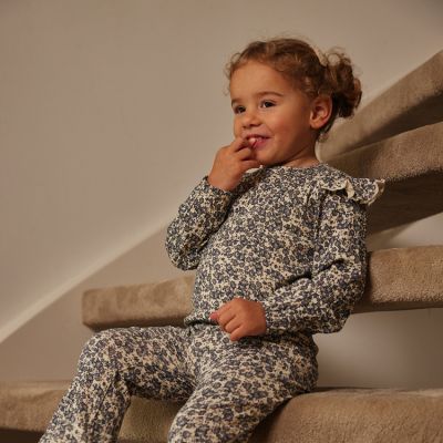 Dirkje Flared Legging - Maat 74 - Offwhite