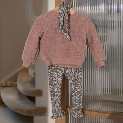 Dirkje 3-Delige Set - Maat 80 - Light Mauve