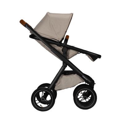 Dubatti One E5 Kinderwagen 2-in-1 Sand Frame Black/Cognac