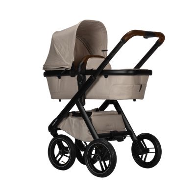 Dubatti One E5 Kinderwagen 2-in-1 Sand Frame Black/Dark Brown