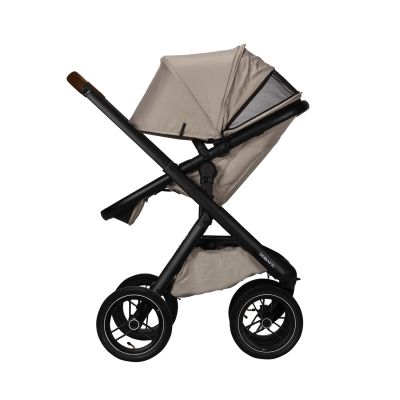 Dubatti One E5 Kinderwagen 2-in-1 Sand Frame Black/Dark Brown