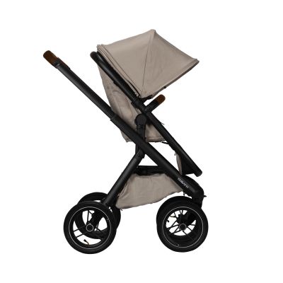 Dubatti One E5 Kinderwagen 2-in-1 Sand Frame Black/Dark Brown