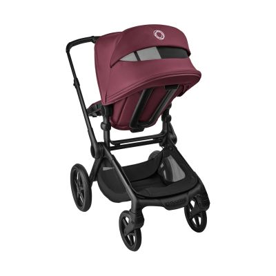 Bugaboo Fox 5 Renew Complete Kinderwagen - Black / Dark Cherry / Dark Cherry Bugaboo Fox 5 Renew Complete Kinderwagen - Black / Dark Cherry / Dark Cherry