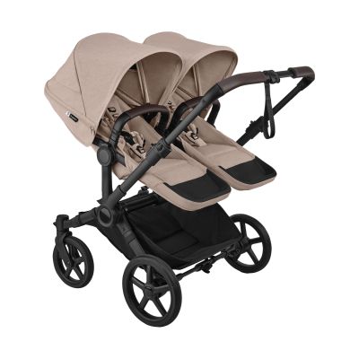 Bugaboo Donkey 6 Twin Essentiële Bundel - Black/Desert Taupe Bugaboo Donkey 6 Twin Essentiële Bundel - Black/Desert Taupe