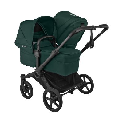 Bugaboo Donkey 6 Double Kinderwagen - Essentiël Bundel - Black/Fern Green Bugaboo Donkey 6 Double Kinderwagen - Essentiël Bundel - Black/Fern Green