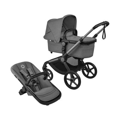 Bugaboo Fox 5 Renew Kinderwagen 2-in-1 - Essential Bundel - Graphite / Moon Grey