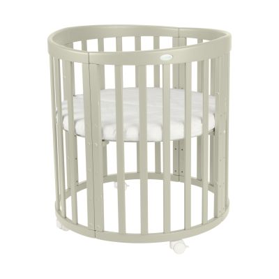 Waldin Oval Combibed 7‑in‑1 - Olive inclusief matras