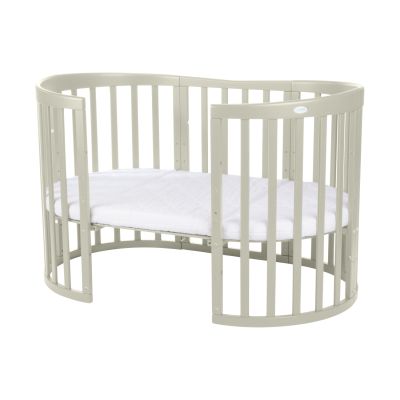 Waldin Oval Combibed 7‑in‑1 - Olive inclusief matras
