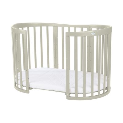 Waldin Oval Combibed 7‑in‑1 - Olive inclusief matras