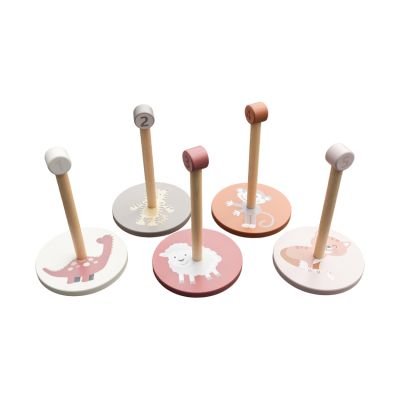 Jep! Kids Ring Toss - Taupe/Pink