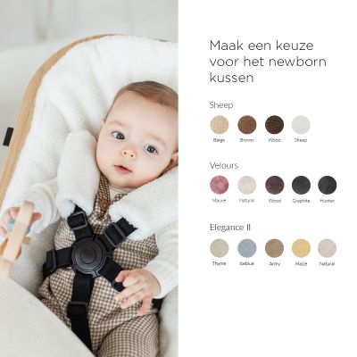 Kidsmill Newborn Frame Up! E6 + Verstelbare Adapter - Beuken Naturel