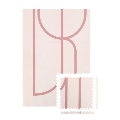 Puck Playmat Lines - Pink Cherry