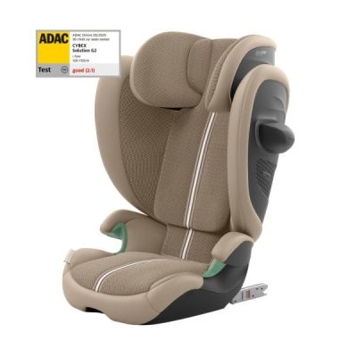 Cybex Autostoel Solution G2 I-FIX Plus Almond Beige - Beige Cybex Autostoel Solution G2 I-FIX Plus Almond Beige - Beige