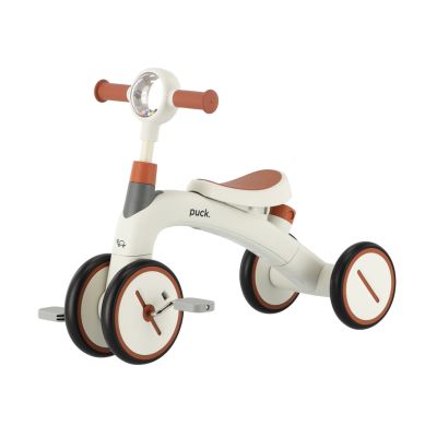 Puck 3-In-1 Driewieler - Wit/Bruin
