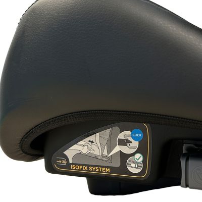Puck Autostoel Enzo Leather Zwart I-size/Isofix