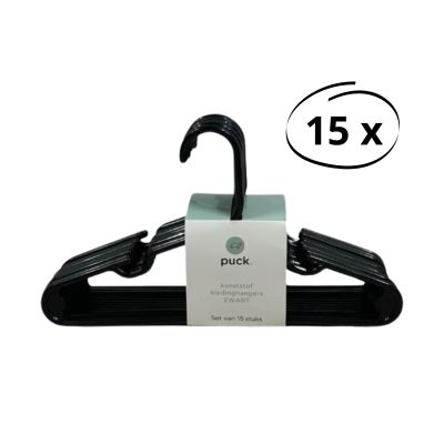 Puck Kledinghanger - 15 Stuks