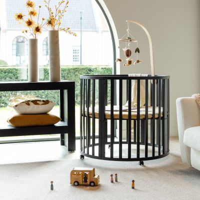 Puck Ronde Park - Zwart - Inclusief Matras Puck Ronde Park - Zwart - Inclusief Matras
