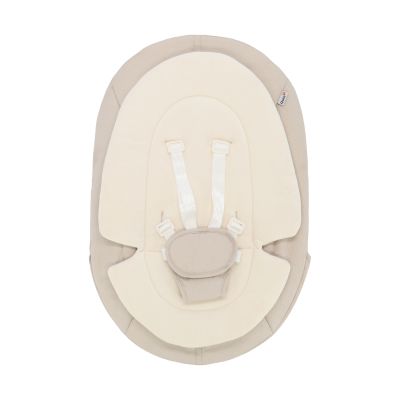 Qute Q-Sittle Newborn Rocker Black + Bekleding Ivory