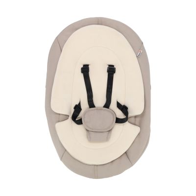 Qute Q-Sittle Newborn Rocker Black + Bekleding Sand Qute Q-Sittle Newborn Rocker Black + Bekleding Sand