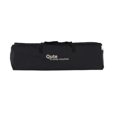 Qute Q-Sleep Campingbed Easyfold - Ebony Qute Q-Sleep Campingbed Easyfold - Ebony
