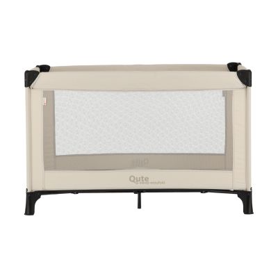 Qute Q-Sleep Campingbed Easyfold + Q-Matti Matras incl. Hoes - Ivory