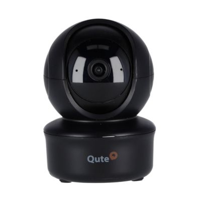 Qute Beeldbabyfoon Q-Connection Smart WIFI 2-IN-1 5HD - Zwart