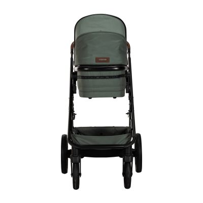 Qute Kinderwagen Q-Journey Groen - Zwart Frame