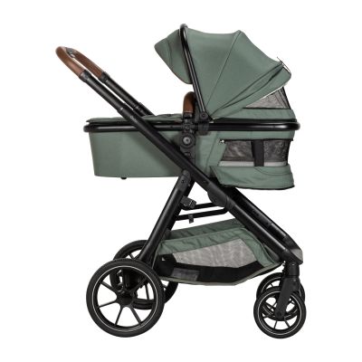 Qute Kinderwagen Q-Journey Groen - Zwart Frame