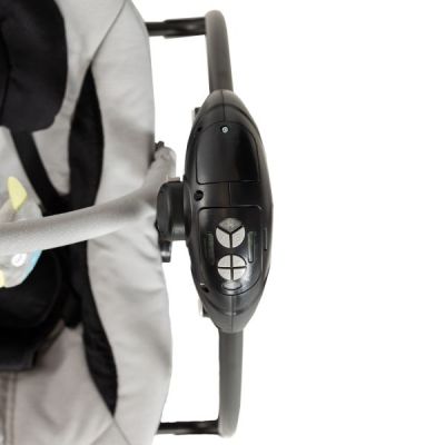 Qute Schommelstoel Q-Swing Softgrey Uil / Zwart Frame