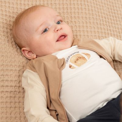 Babylook Touch Down T-Shirt - Mt. 62 - Snow White Babylook Touch Down T-Shirt - Mt. 62 - Snow White