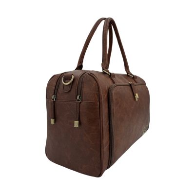 Isoki Double Zip Satchel Bag Redwood