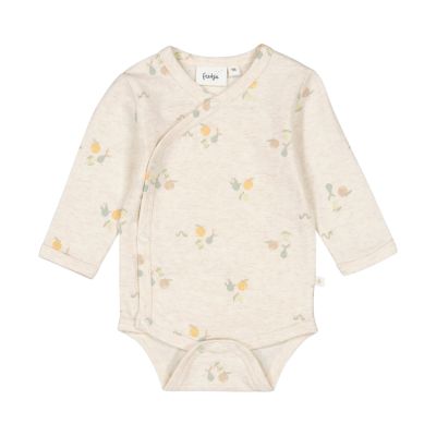 Feetje Picnic Party Wikkelromper - Offwhite melange
