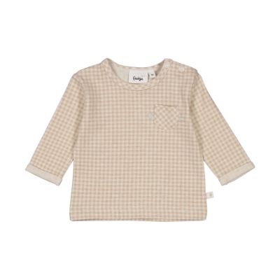 Feetje Picnic Party Longsleeve ruit - Taupe