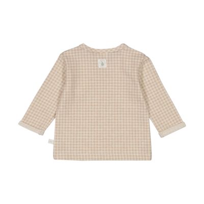 Feetje Picnic Party Longsleeve ruit - Mt. 50 - Taupe
