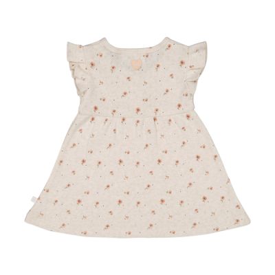 Feetje Sweet Poppy Jurk - Mt. 50 - Offwhite melange