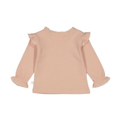 Feetje Sweet Poppy Longsleeve rib - Mt. 50 - Roze