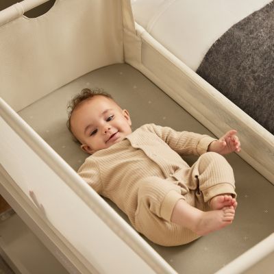 Snüz Hoeslaken Snuzpod Co-Sleeper - 2 Pack - Sage Cross Snüz Hoeslaken Snuzpod Co-Sleeper - 2 Pack - Sage Cross