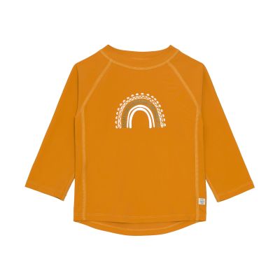 Lässig Zwem T-Shirt Lange Mouw Rainbow Gold