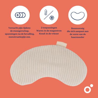 Doomoo Snoogy Mom Warmwaterkruik - Corduroy - Sand Doomoo Snoogy Mom Warmwaterkruik - Corduroy - Sand