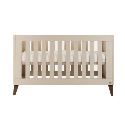 TWF Ledikant 70 x 140 - Commode 3 Laden - Hanglegkast XL 3 Deuren 2 Lade Salerno Walnoot