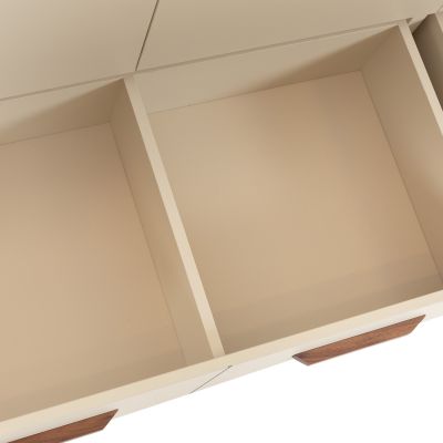 TWF Meegroeibed - Commode 3 Laden - Hanglegkast XL 3 Deuren 2 Lade Salerno Walnoot TWF Meegroeibed - Commode 3 Laden - Hanglegkast XL 3 Deuren 2 Lade Salerno Walnoot