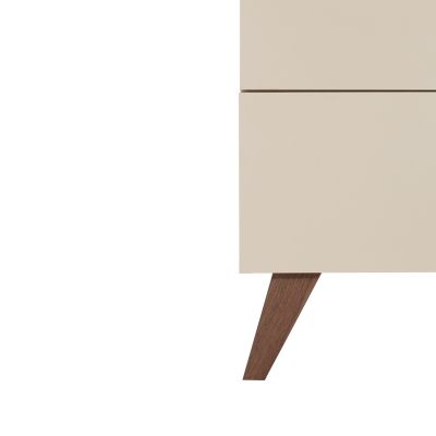 TWF Ledikant 70 x 140 - Commode 3 Laden - Hanglegkast 2 Deuren 1 Lade Salerno Walnoot TWF Ledikant 70 x 140 - Commode 3 Laden - Hanglegkast 2 Deuren 1 Lade Salerno Walnoot