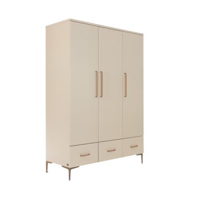 TWF Meegroeibed - Commode XL 3 Laden 1 Deur - Hanglegkast XL 3 Deuren 2 Lade Salerno Metaal