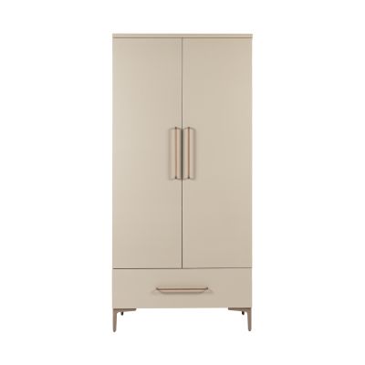 TWF Ledikant 60 x 120 - Commode XL 3 Laden 1 Deur Salerno Metaal - Hanglegkast 2 Deuren 1 Lade Salerno Metaal