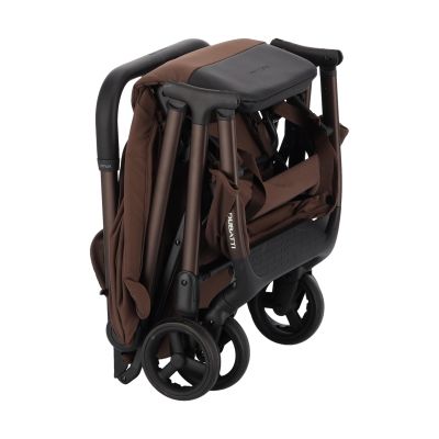 Dubatti Smart E3 Buggy - Satin Brown/Black Leather/Black Tire/Walnut Brown