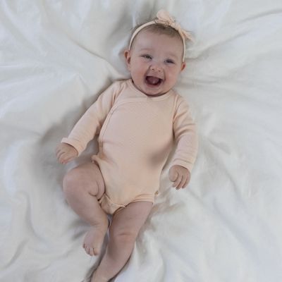 Feetje Romper Wikkel Rib The Magic Is In You Roze 44